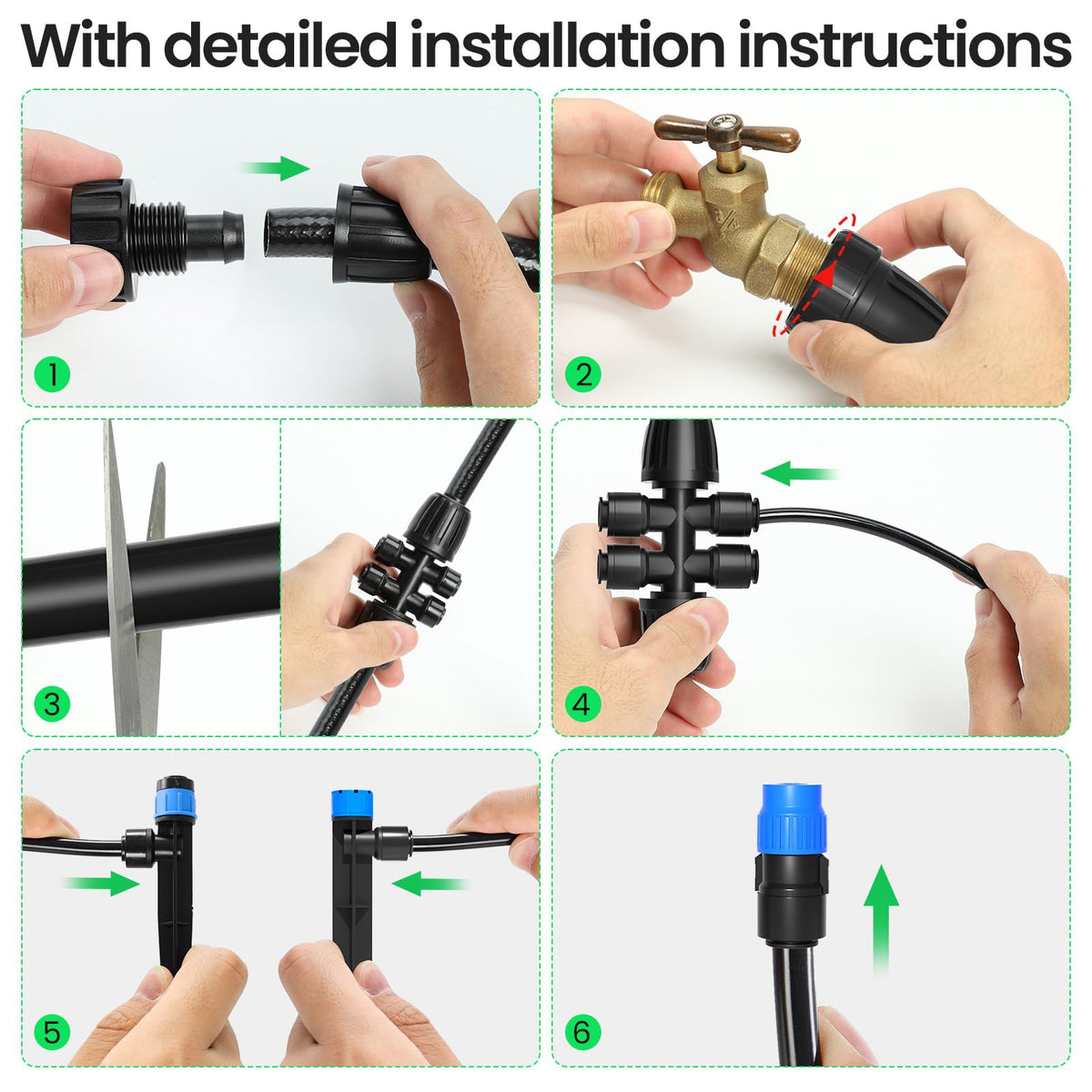 MIXC faucet connector keeps a stable water source hookup
