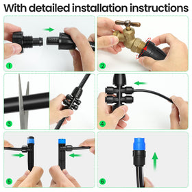 MIXC faucet connector keeps a stable water source hookup