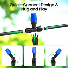 MIXC hanging greenhouse system for space-saving irrigation.