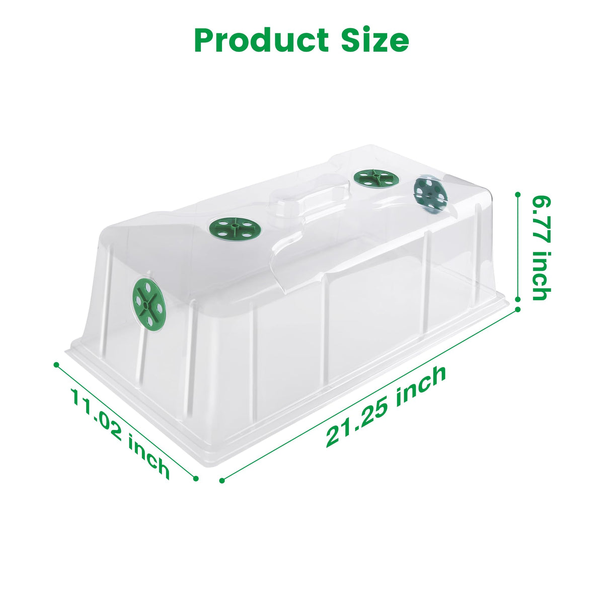MIXC dome on a 1020 tray fit ensures snug propagation