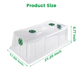MIXC dome on a 1020 tray fit ensures snug propagation