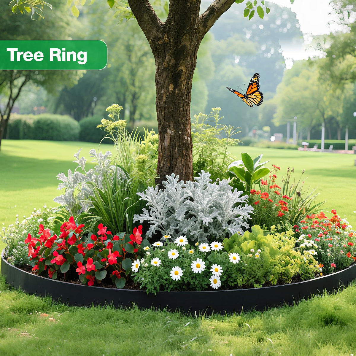 MIXC lawn perimeter edging keeps edges defined while mowing