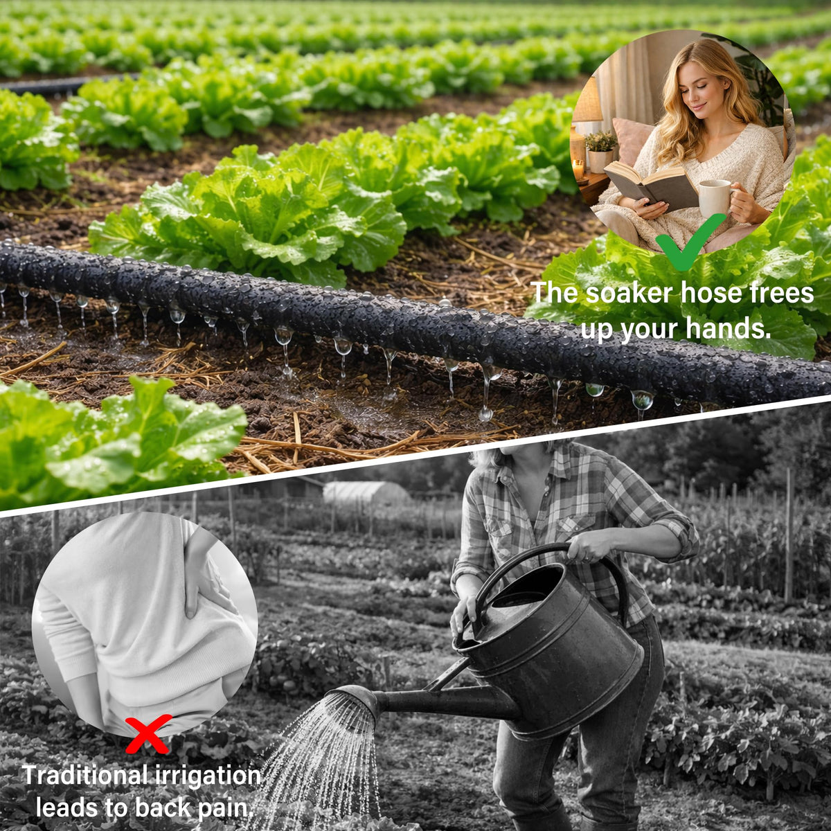 MIXC micro-pores seepage design minimizes runoff while delivering consistent moisture.