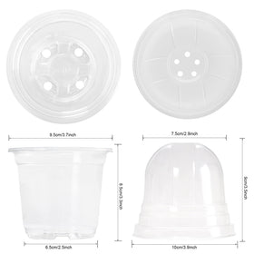 MIXC nursery pot features bottom drain holes for healthy root airflow.