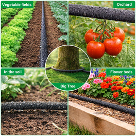 MIXC system installed in raised beds supports deep roots and steady moisture.