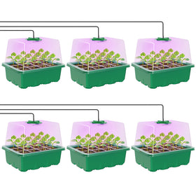 MIXC Seed Starter Kit with grow light for healthy indoor seedling growth.