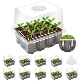 MIXC seed starter tray with elevated dome supports healthy germination