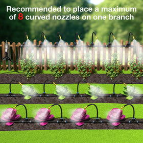 MIXC US-standard 1/4 inch size ensures compatibility with common hoses.