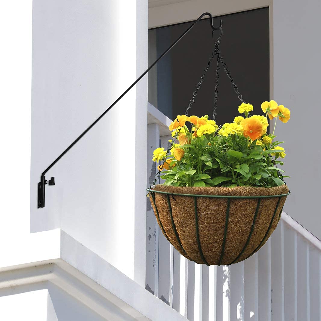 MIXXIDEA 27 to 43 inch adjustable pole adapts to different wall heights.