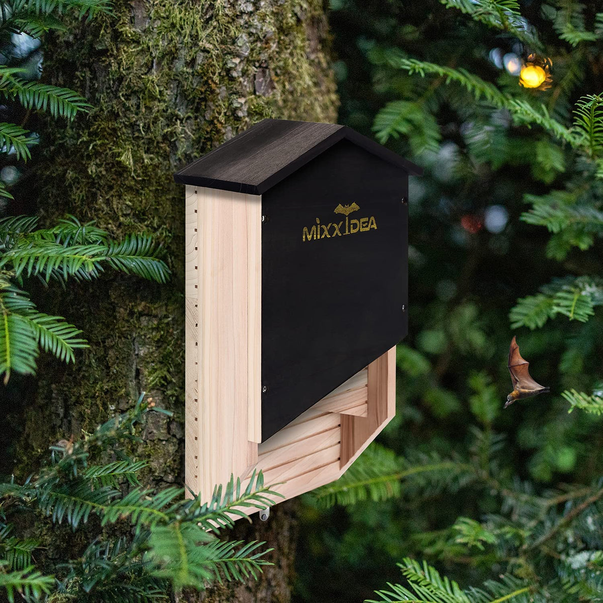 MIXXIDEA dimensions 11x3.5x15 inches fit compact outdoor installations.
