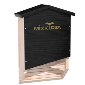 MIXXIDEA bat house exterior shows a double-chamber roosting design for stable habitation.