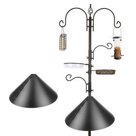 MIXXIDEA Bird Feeder Station top hooks for easy backyard bird watching