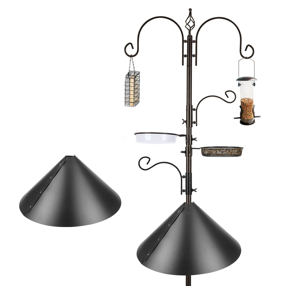 MIXXIDEA Bird Feeder Station top hooks for easy backyard bird watching