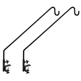 MIXXIDEA deck hook with bird feeder pole, sturdy and easy to clean around the deck
