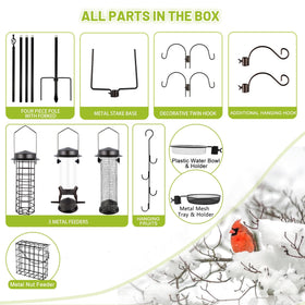 MIXXIDEA durable iron construction with rust-resistant black finish