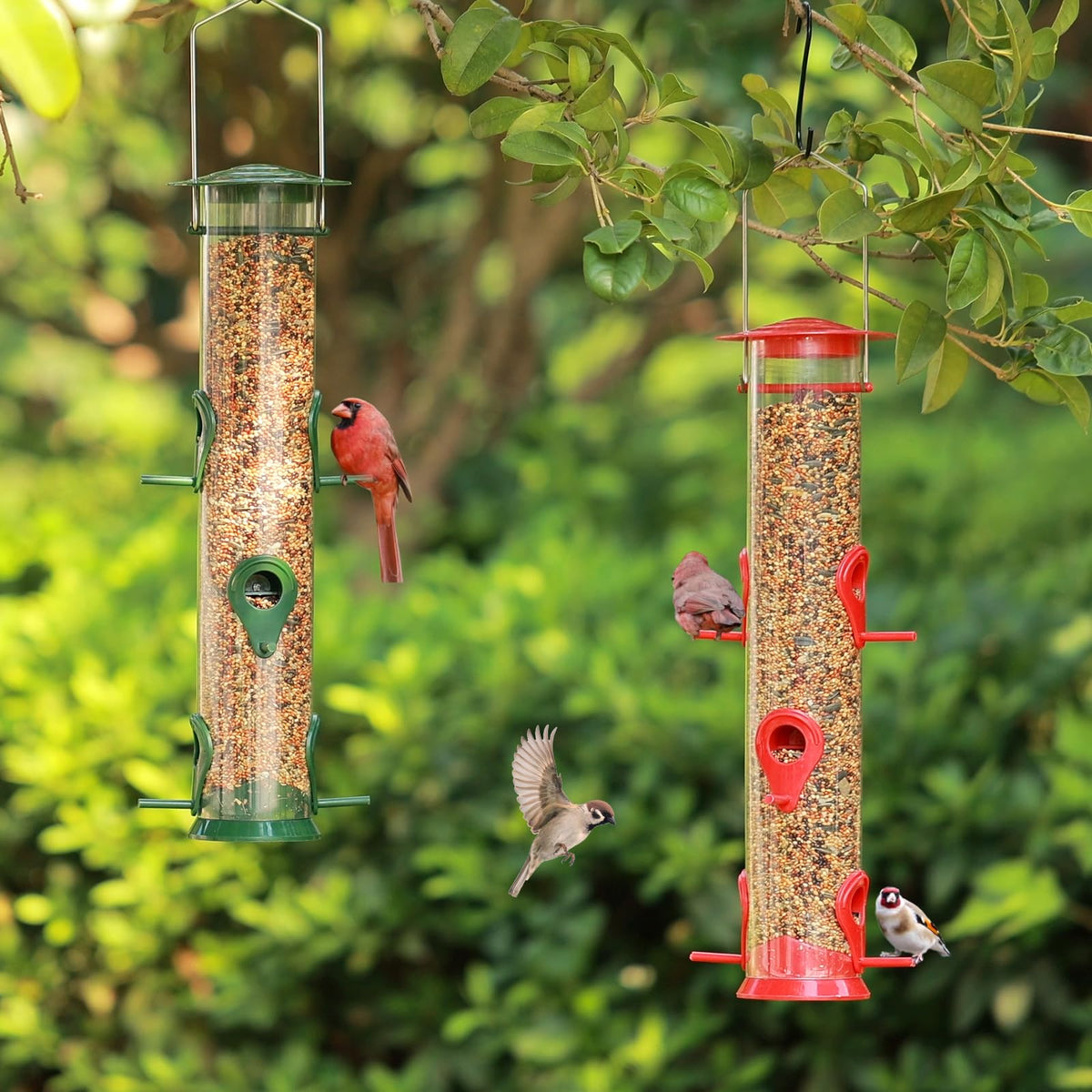 MIXXIDEA easy-clean bird feeder—quick maintenance after bird visits