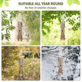 MIXXIDEA garden friendly feeder can hang on balcony or patio