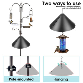 MIXXIDEA Planter Hanger adds decorative space for greens and feeders