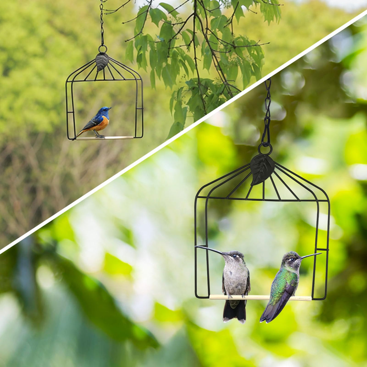 MIXXIDEA rust-resistant perch remains durable in garden or balcony