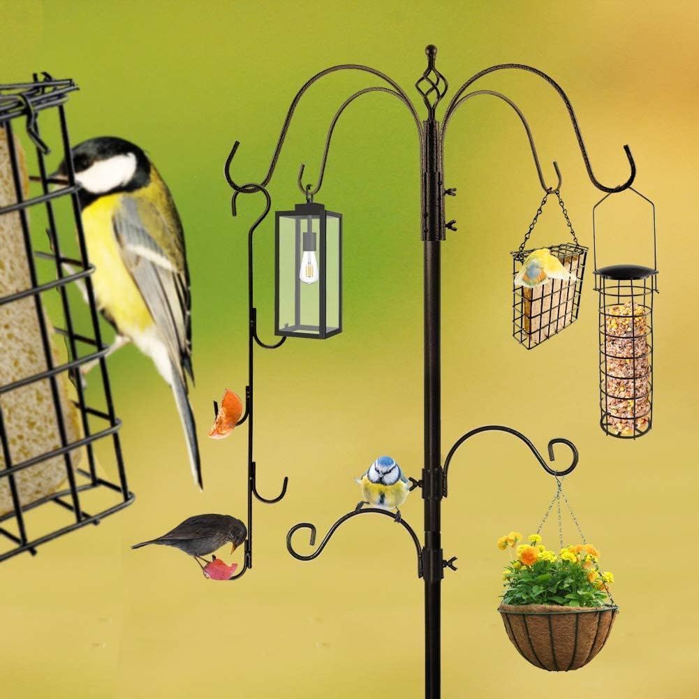 MIXXIDEA stable-base five-prong stand anchors into soil