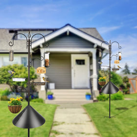 MIXXIDEA Suet Cage Tray keeps high energy snacks handy for woodpeckers