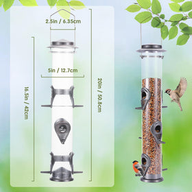 MIXXIDEA transparent tube shell shows seed levels for easy refills.