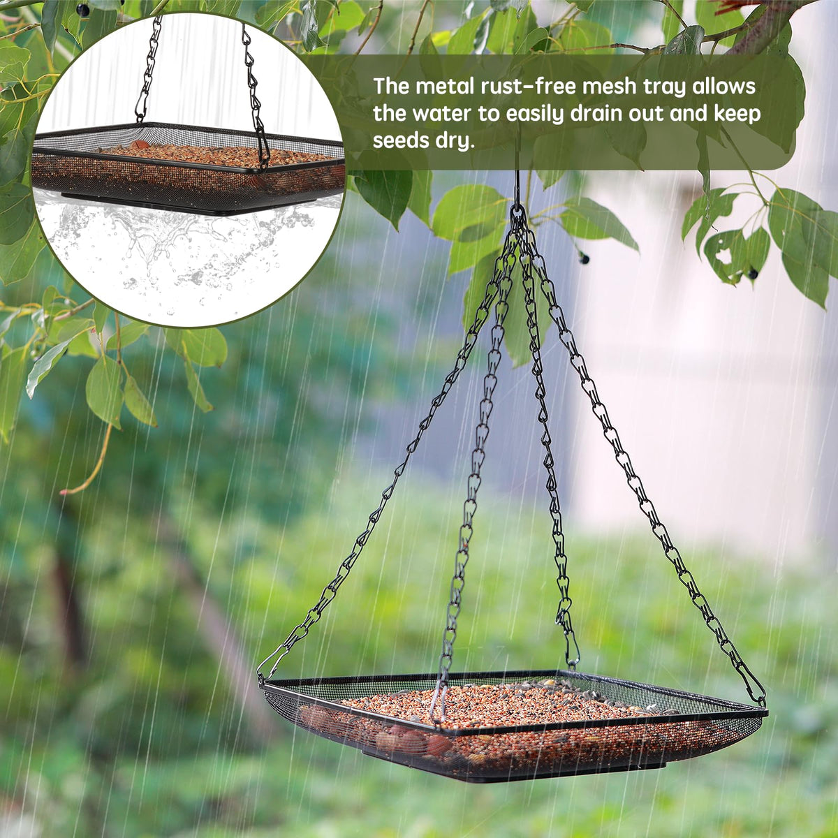 MIXXIDEA two-pack product shot emphasizes easy outdoor setup