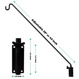 MIXXIDEA wall-bracket 180-degree rotation for custom angle placement of items