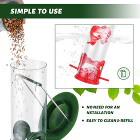 MIXXIDEA weatherproof bird feeder—built for outdoor use in any weather