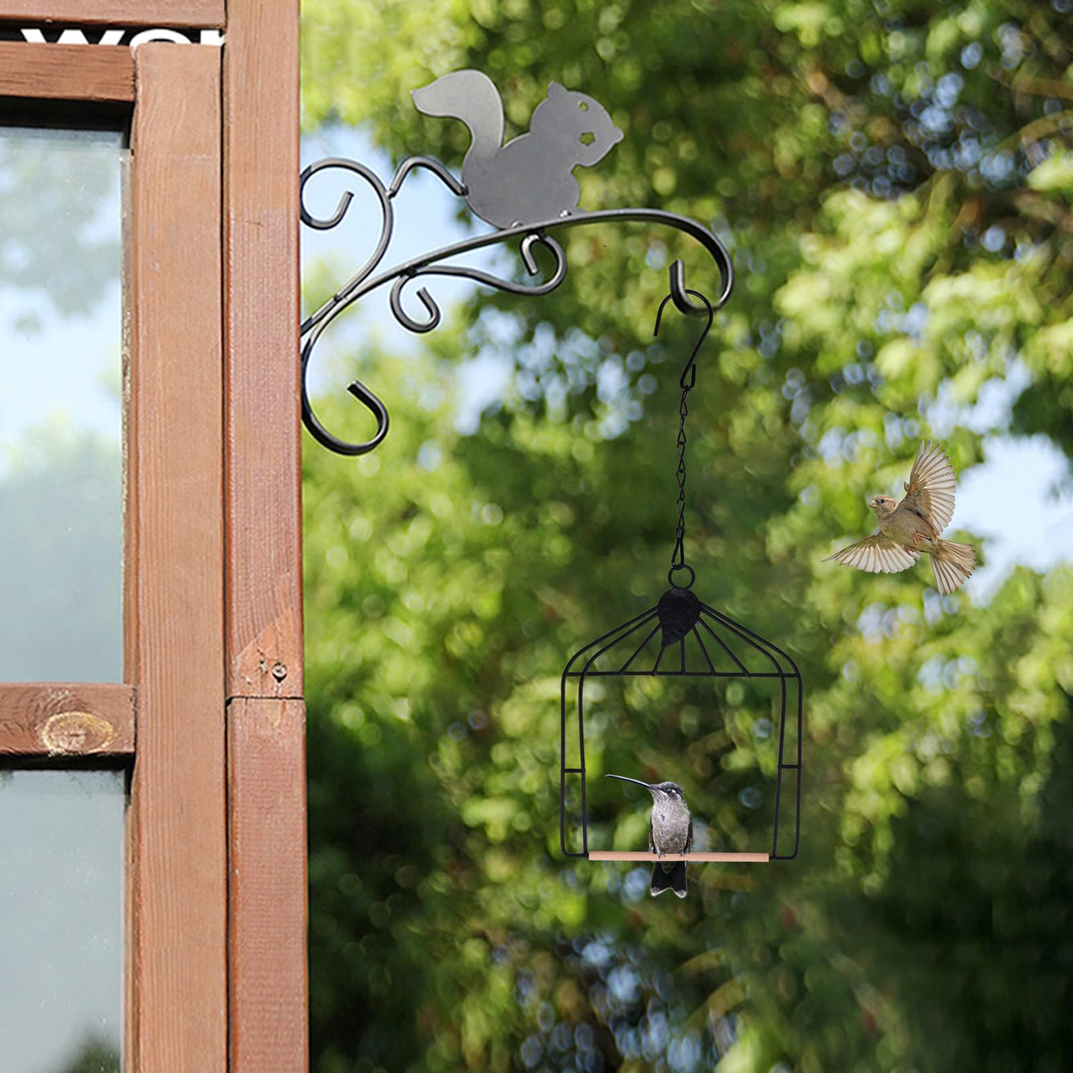 MIXXIDEA wooden dowel perch delivers secure perching grip