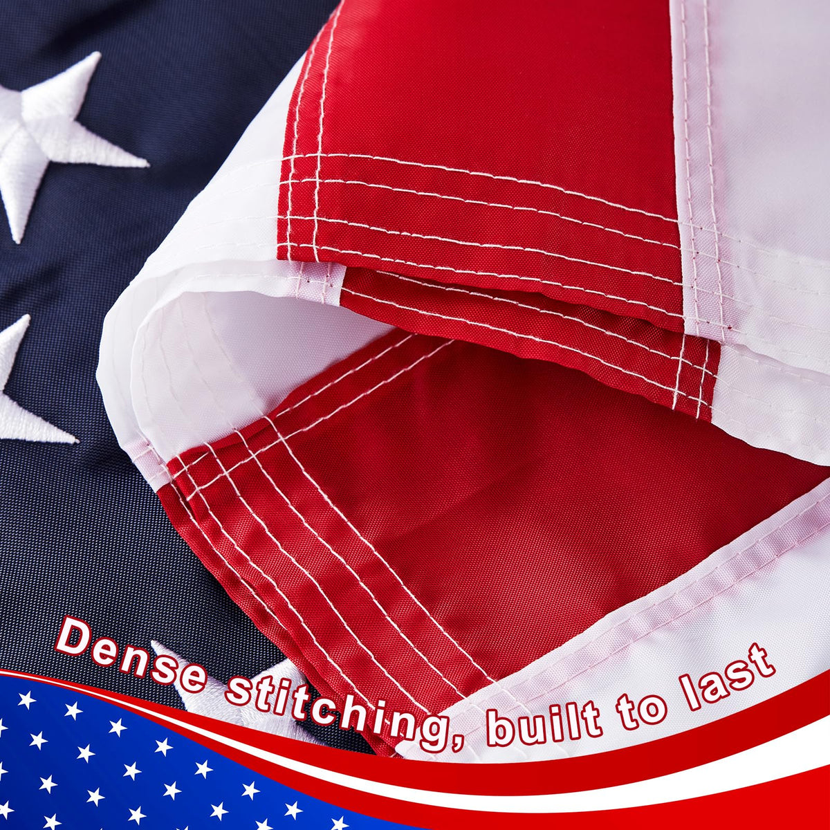 MixOra outdoor 3x5 ft flag ideal for porch or storefront display.