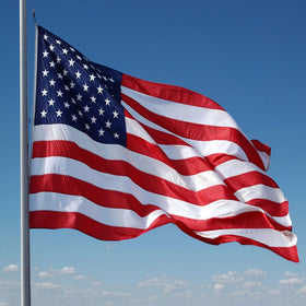 MixOra 3x5 ft flag suited for outdoor wall or flagpole mounting.