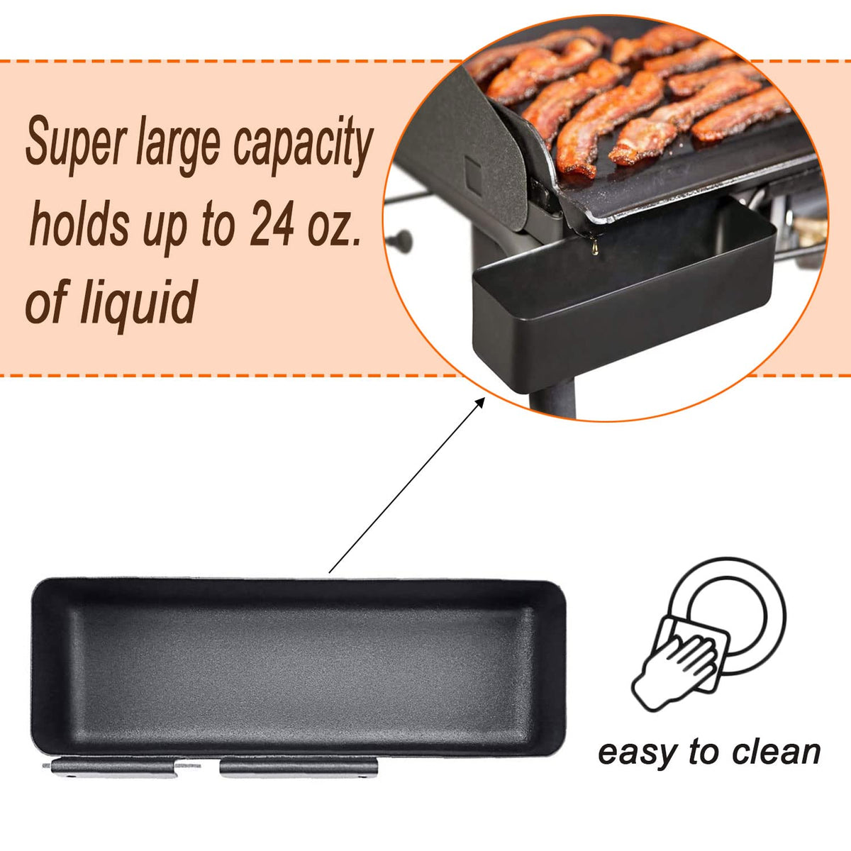 MixRBBQ liners and tray fit Camp Chef SG100 SG90 griddles for convenient replacement.