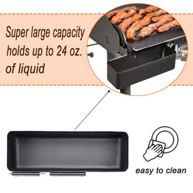 MixRBBQ liners and tray fit Camp Chef SG100 SG90 griddles for convenient replacement.
