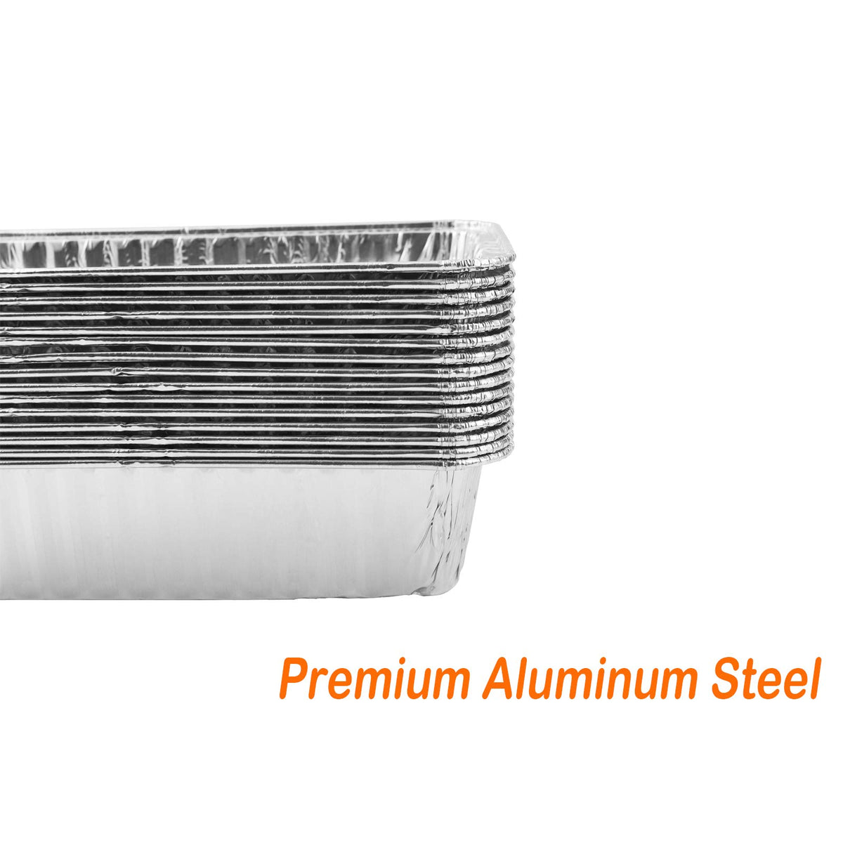 Eco-friendly coated steel and recyclable liners simplify grease cleanup.
