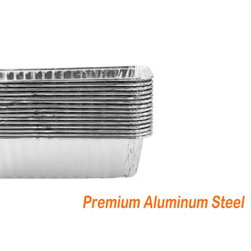 Eco-friendly coated steel and recyclable liners simplify grease cleanup.
