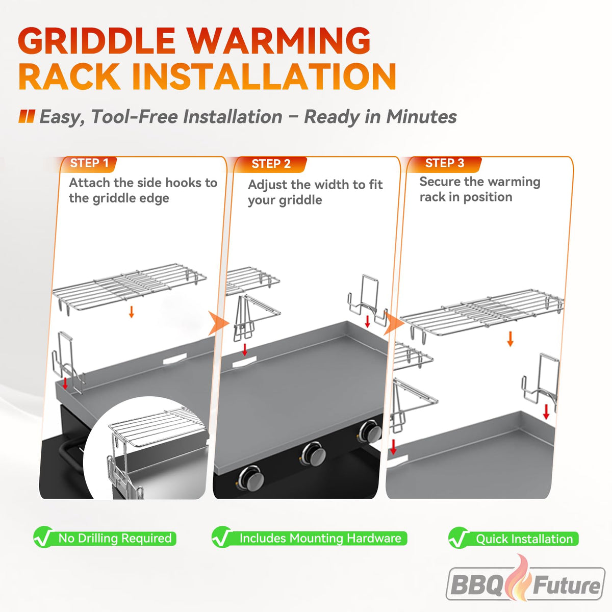 MixRBBQ foldable design saves space when not in use