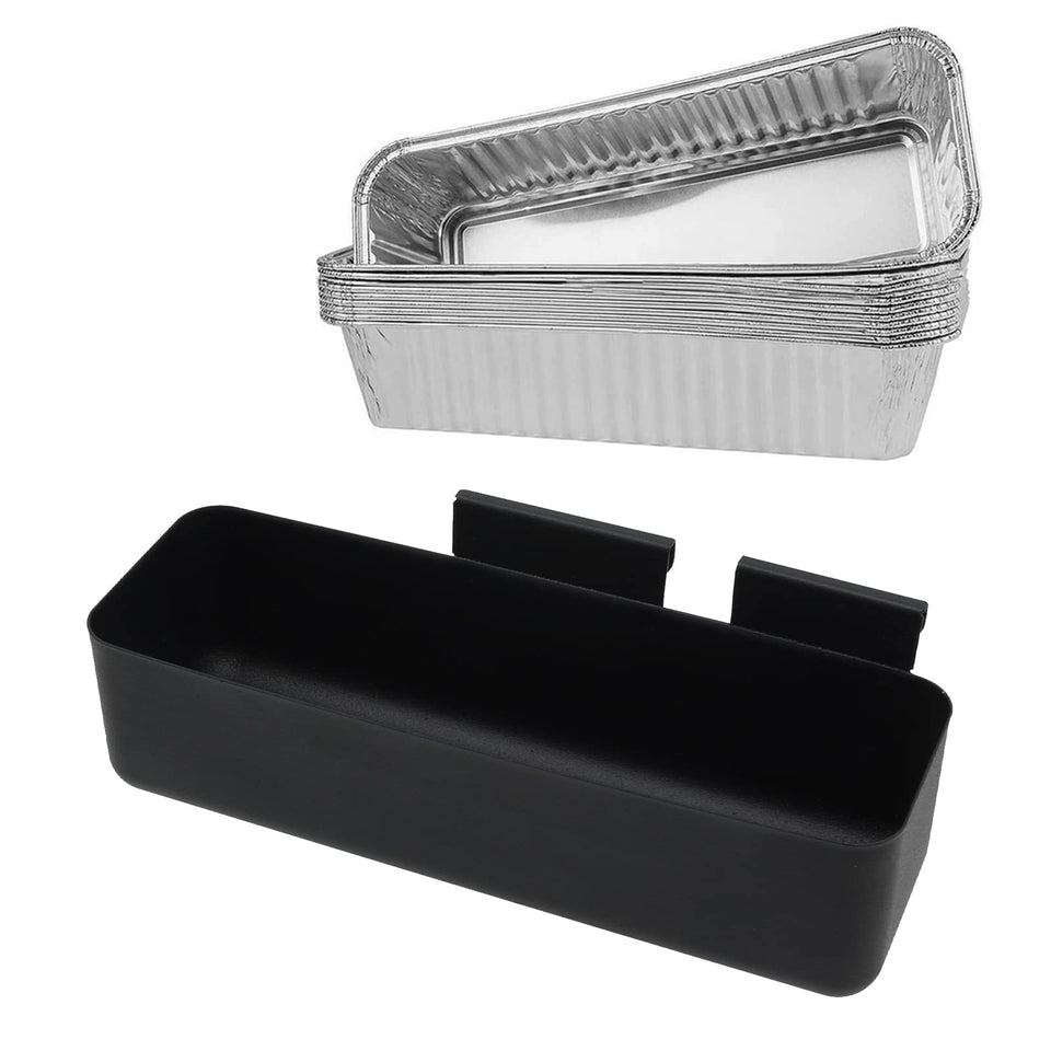 MixRBBQ grease cup tray for Camp Chef griddles captures drippings for easier cleanup.