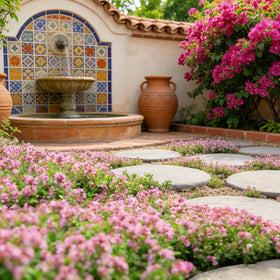 Mixrug thyme thriving in full sun to semi-shade garden areas