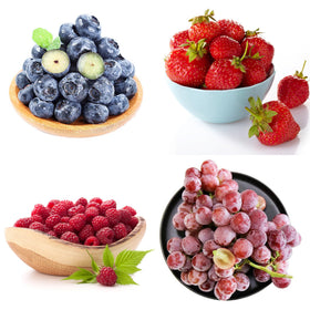 Mixrug harvest-ready berries image, illustrating potential home-grown fruits.