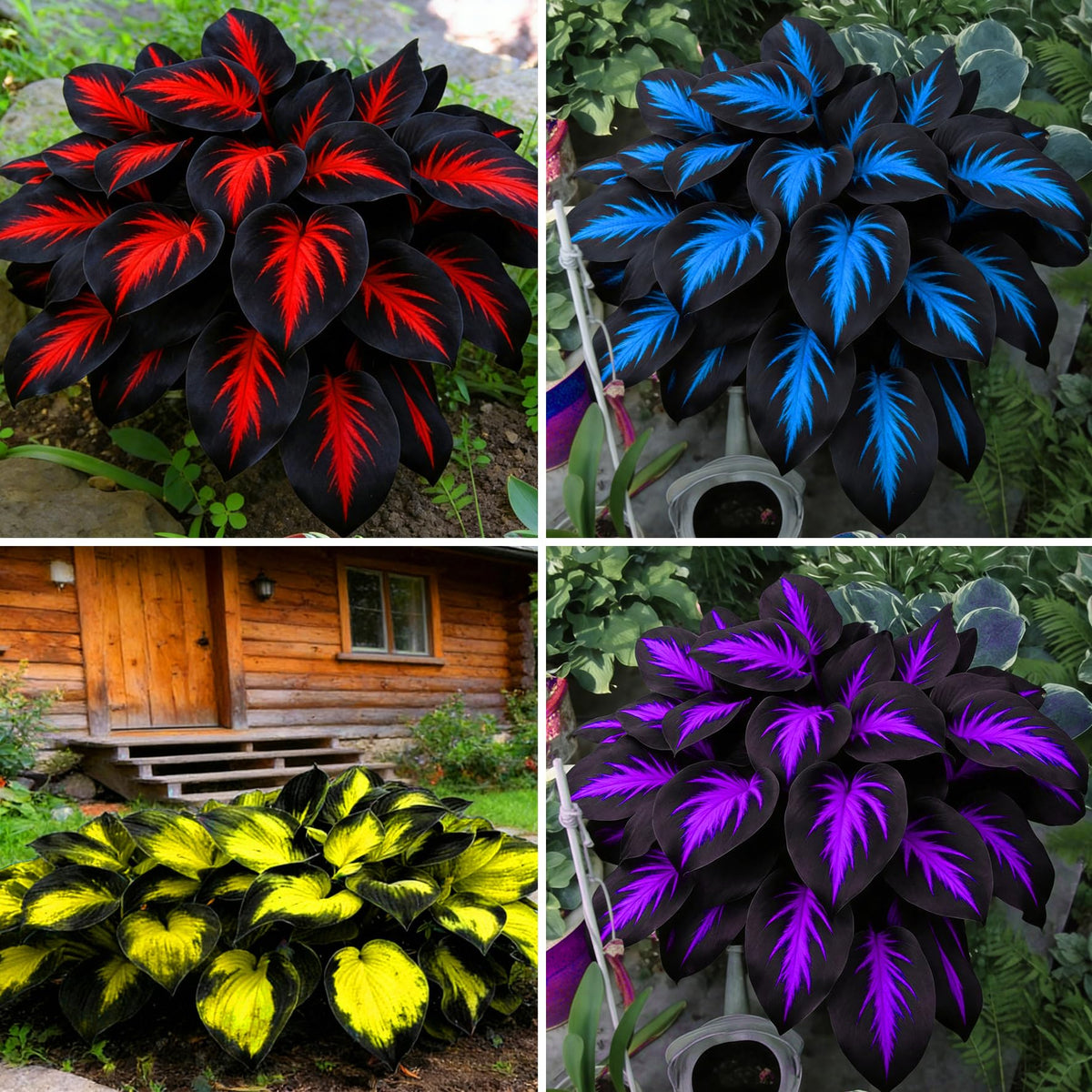 Mixrug Hosta seeds variety collection for shaded gardens