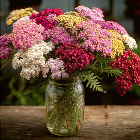 Mixrug 1500+ mix yarrow seeds for hardy, low-maintenance perennials
