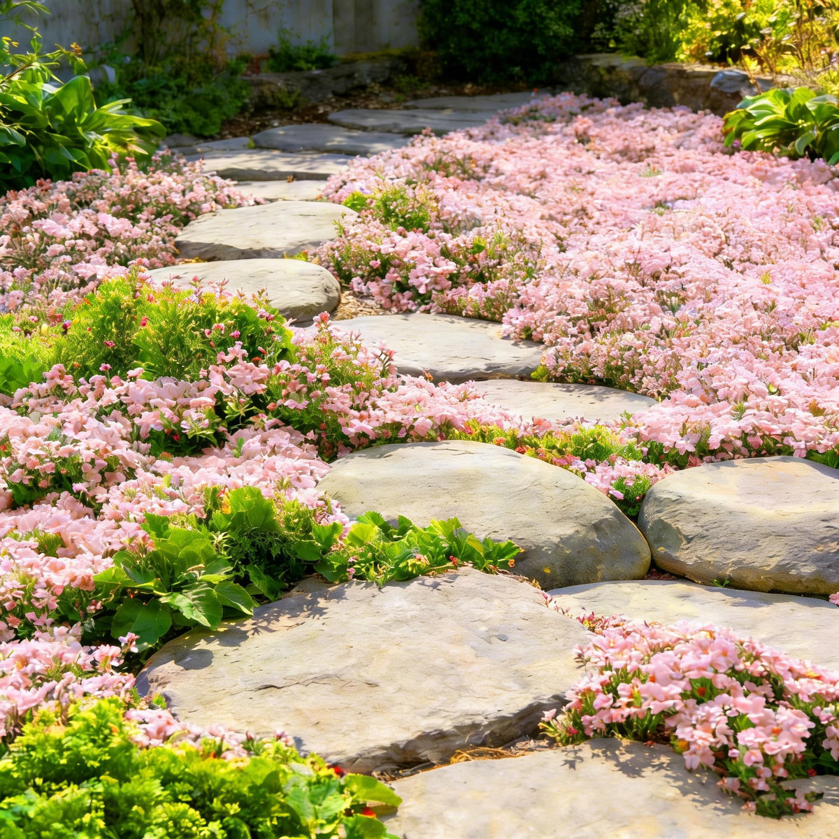 Mixrug thyme flowers invite bees and butterflies for a pollinator-friendly yard.