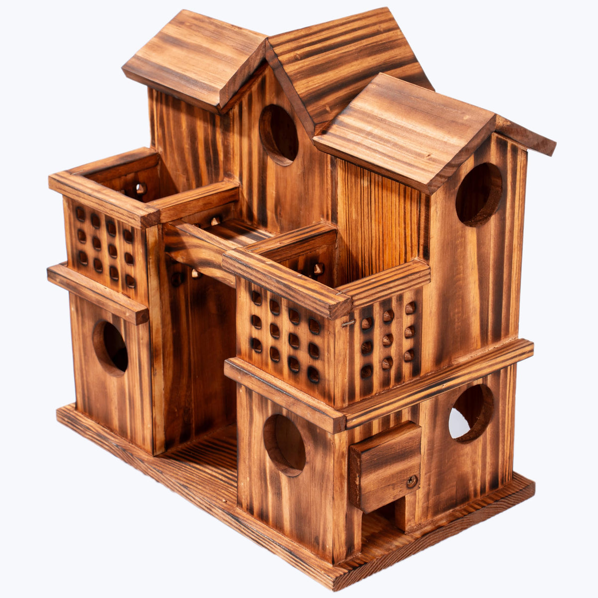 MIXUMON solid wood construction for sturdy outdoor placement.