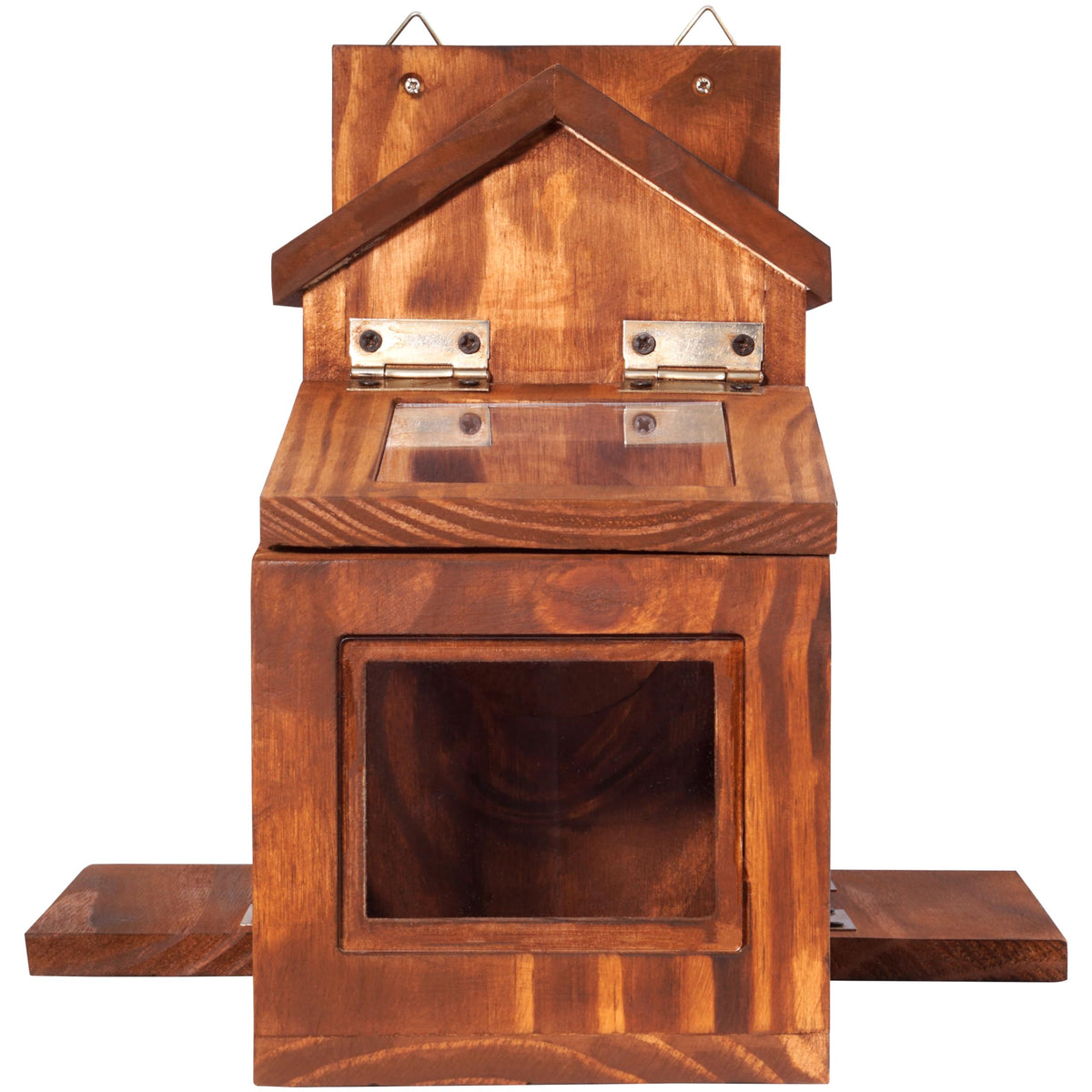 MIXUMON Wood Squirrel Feeder garden-friendly wildlife gift.