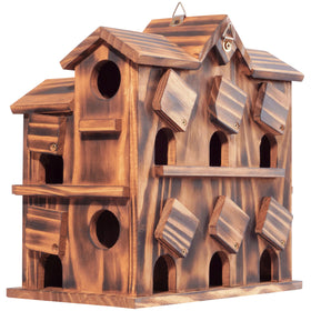 MIXUMON outdoor decorative nesting box blends into garden scenery with practical nesting space.