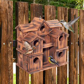 MIXUMON weather-resistant pine build stands up to seasonal outdoor conditions.