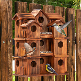 MIXUMON castle-inspired design adds decorative charm to garden.