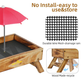 MIXXIDEA brown finish blends with outdoor spaces