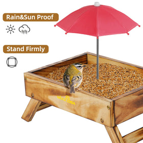 MIXXIDEA outdoor-friendly design welcomes birds and squirrels